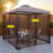APEX GARDEN Brown Fabric Screen