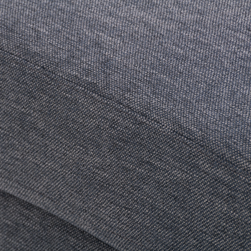 Fauteuil l 28 po Castin, Mélange de polyester bleu foncé