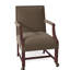 Warwick Upholstered Solid Back Arm Chair-195947367-195945939