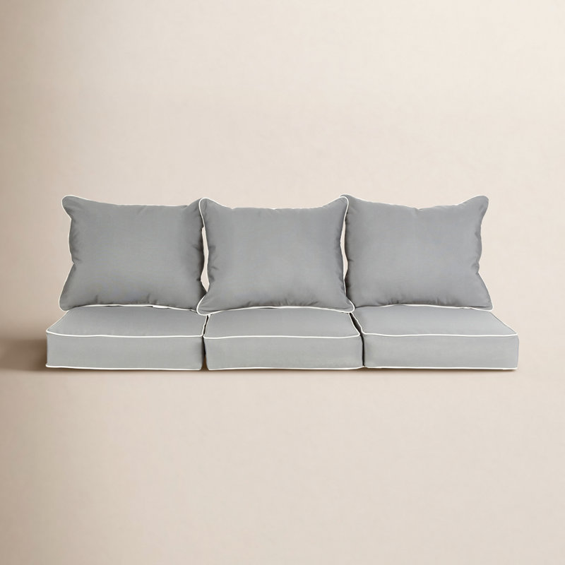 Albertson Outdoor 5'' Sofa Seat / Back Cushion