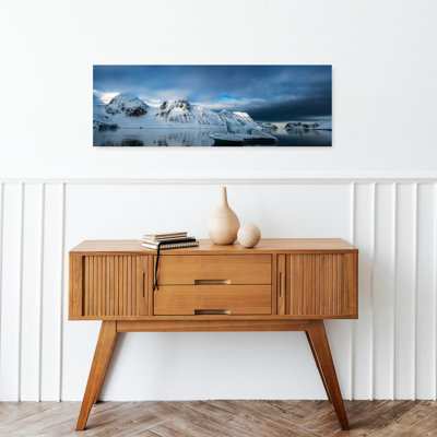 Art arctique, montagne, paysage paisible paisible serein
