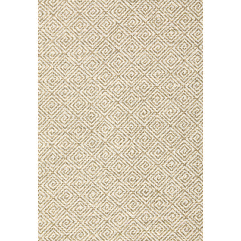 Greek Key Fabric, Sand