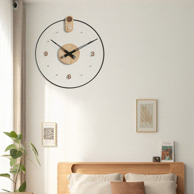 Burlywood Round Analog Wall Clocks