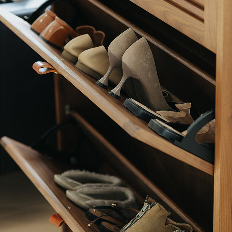 Populaire armoire à chaussures de rangement rétro