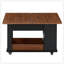 Table basse moderne et multifonctionnelle 27,6 pouces avec plateau pliable et roulettes, rangement à plusieurs niveaux-161706636