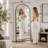 Large Oversized Arched Floor Mirror With Stand, Wall Mirror-34507446-34507445