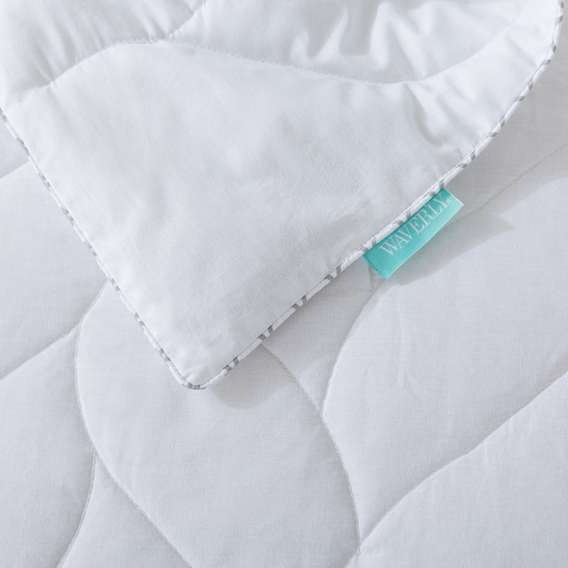 Full White Cotton Feather Fill Blanket