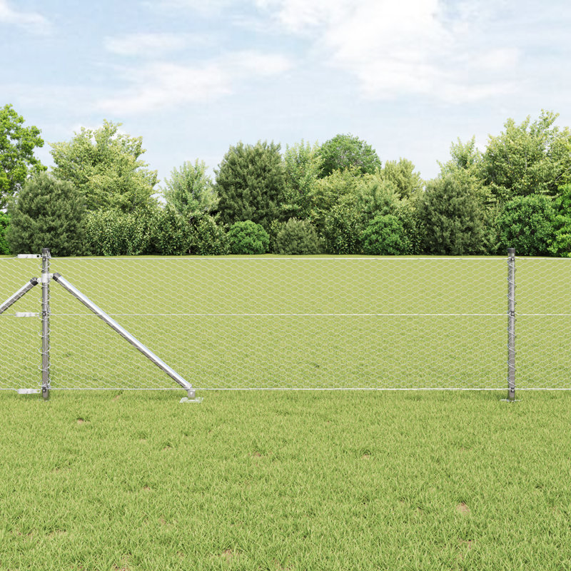 Hexagon Fence 0.6 M Galvanised Steel, 60cm H x 1000cm W