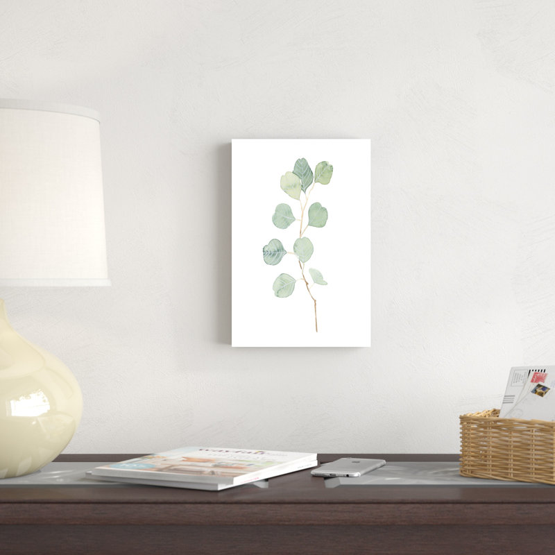 Douce branche d'eucalyptus IV, H 12 po x l 8 po x P 1,25 po