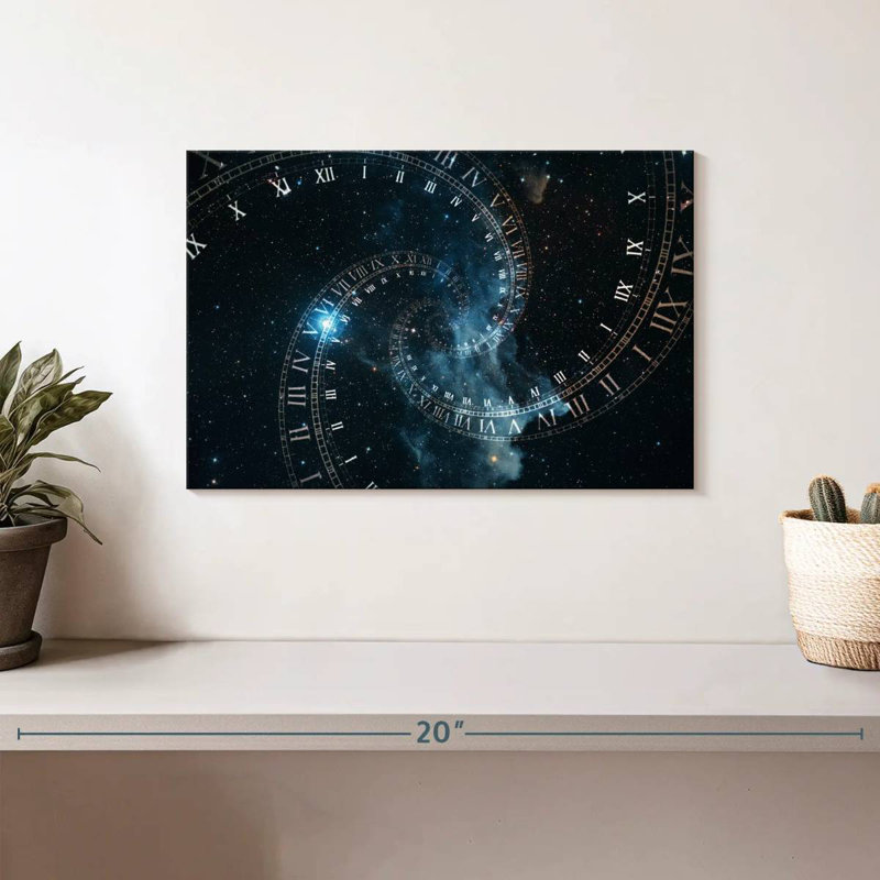 Kelan Time In Space, 8" H x 12" W