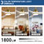 Ventilateur de plafond 52 po blanc / or moderne pour l'intérieur et l'extérieur pour patio avec lumière et télécommande 6 vitesses-659329478