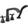 Stryke Double Handle Deck Mounted Roman Tub Faucet Trim with Diverter