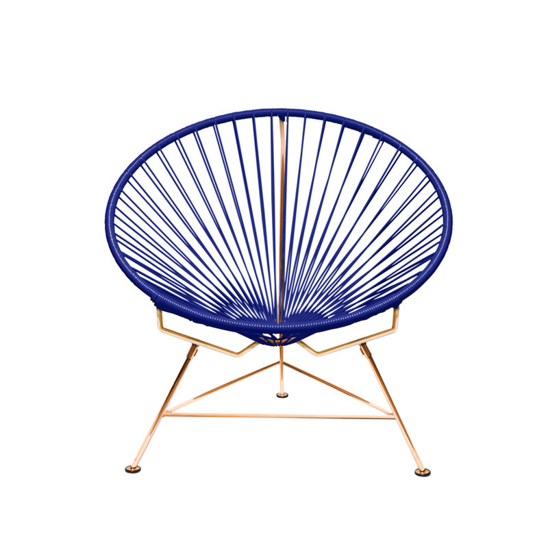 Méridienne Innit, Bleu marine / cuivre