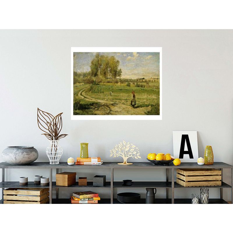 «Giverny» par Camille Pissarro - estampe numérique, H 32 po x l 40 po