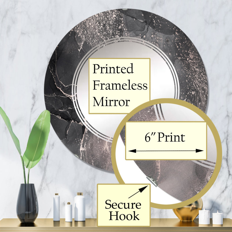 Miroir de salle de bain sans cadre, 32 po x 32 po