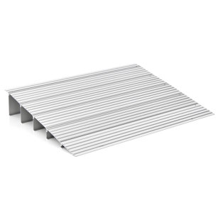 Gymax Metal Threshold Ramp