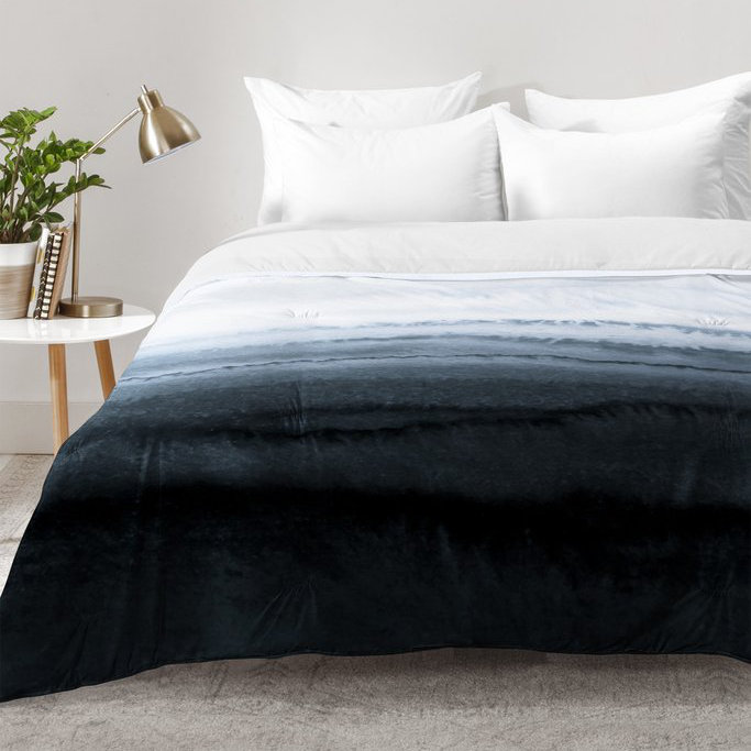 Monika Strigel Modern & Contemporary Polyester Comforter, Full/Queen Comforter + 2 Standard Shams