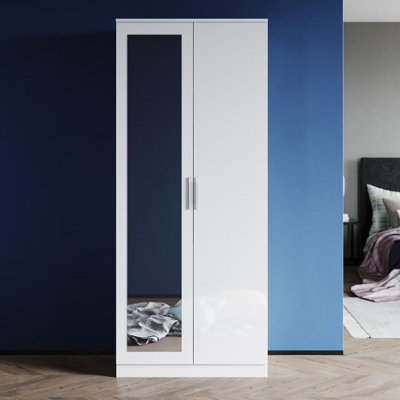 2 Door Manufactured Wood Wardrobe