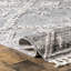 Tapis gris / blanc Makaila-937181196