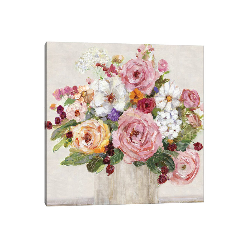 Becoming Blush II by Sally Swatland - Gallery-Wrapped Canvas Giclée on Canvas, Canvas, 30.48 cm H x 30.48 cm W
