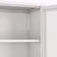 Armoire d'appoint 32 "en métal blanc