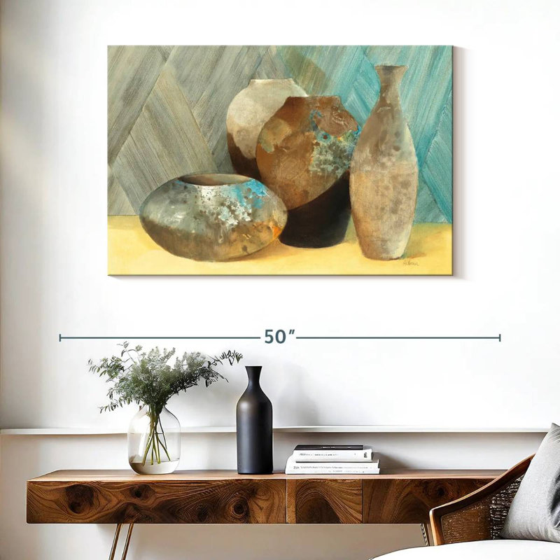 Senne Raku Study, 26" H x 39" W