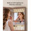 Jewelry Cabinets with Mirror and LED Lights, Door Hanging/Wall Mounted Jewelry Armoire-2033662825
