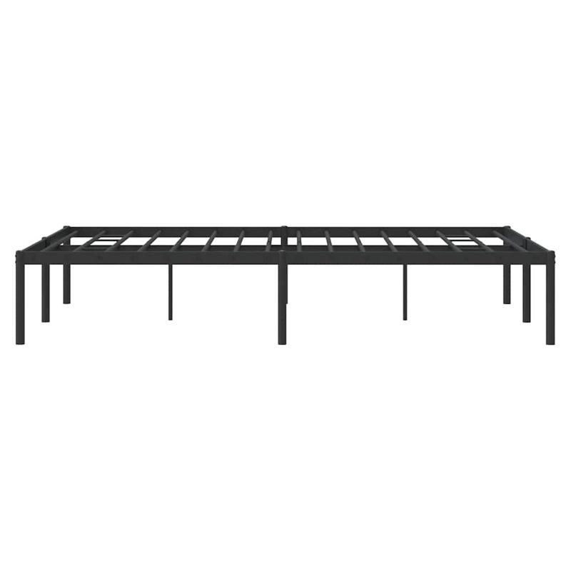 Marlton Metal Bed Frame, Heavy-Duty, No Mattress, Black, Full