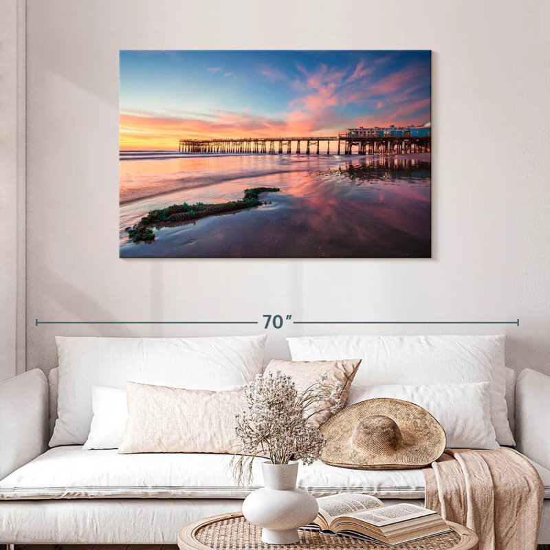 Cocoa beach pier sunrise Aletra, H 30 po x l 45 po