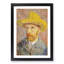 Self-Portrait with a Straw Hat - Picture Frame Graphic Art-62807282-62807284