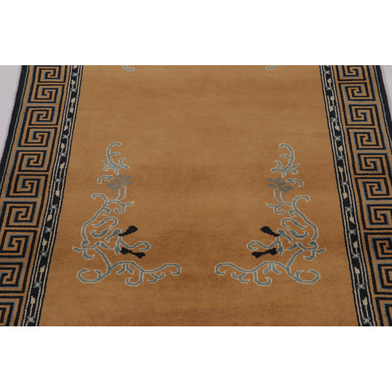 Art Deco Handmade Wool Area Rug