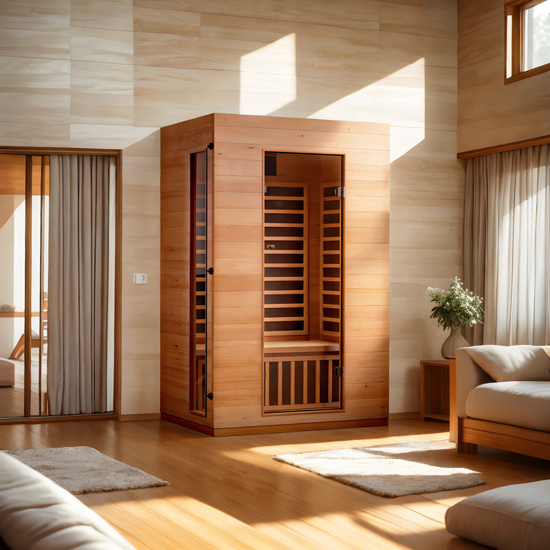 Chaufferette à infrarouges FEM pour sauna pour 2 personnes Jingliving