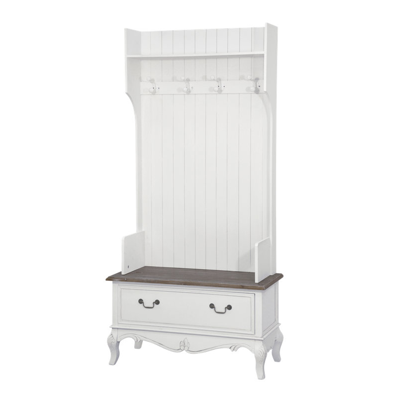Circee 86 cm W Hall Tree with Shoe Storage