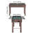 VEVOR 47.7'' L Foosball Table with Telescopic Rods