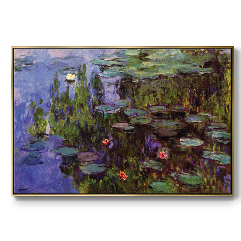 Monet, H 17 po x l 25 po x P 2 po, Or