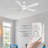 60" 5 - Blade LED Smart Ceiling Fan with Light Kit-267449534-267449533