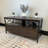 TV stand up to 50" with metal frame and drawers