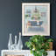«Blue Bath I», peinture sur toile encadrée-61336667-61336668