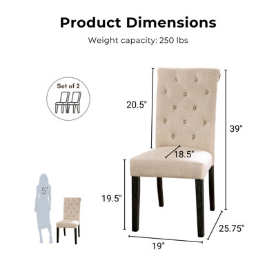 Julian Tufted Upholstered Side Chair