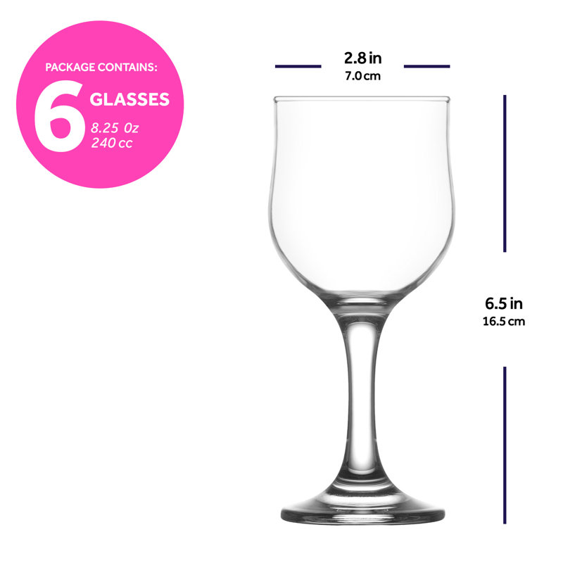 6 petits verres à vin Nevakar