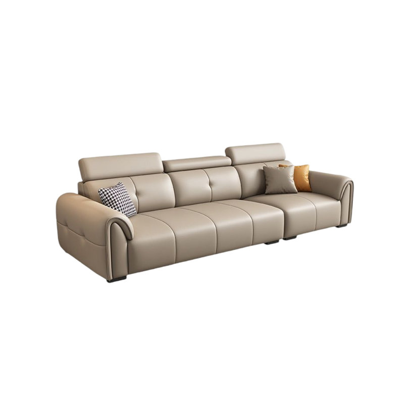 Simple piano keys in line sofa, 35.43" H x 102.36" W x 33.46" D
