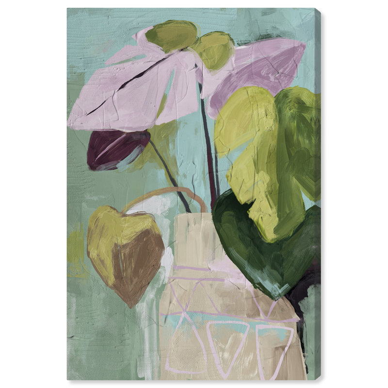 Vase floral abstrait Ii, H 45 po x l 30 po x P 1,5 po