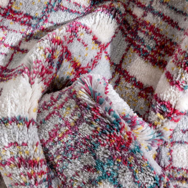 Tapis multicolore Highlawn, Rectangle 3 pi 11 po x 5 pi 7 po
