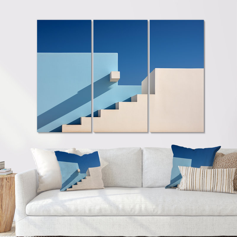 «Beach House Architecture Dream Retreat V», ensemble de reproductions d'art mural côtier, Toile tendue