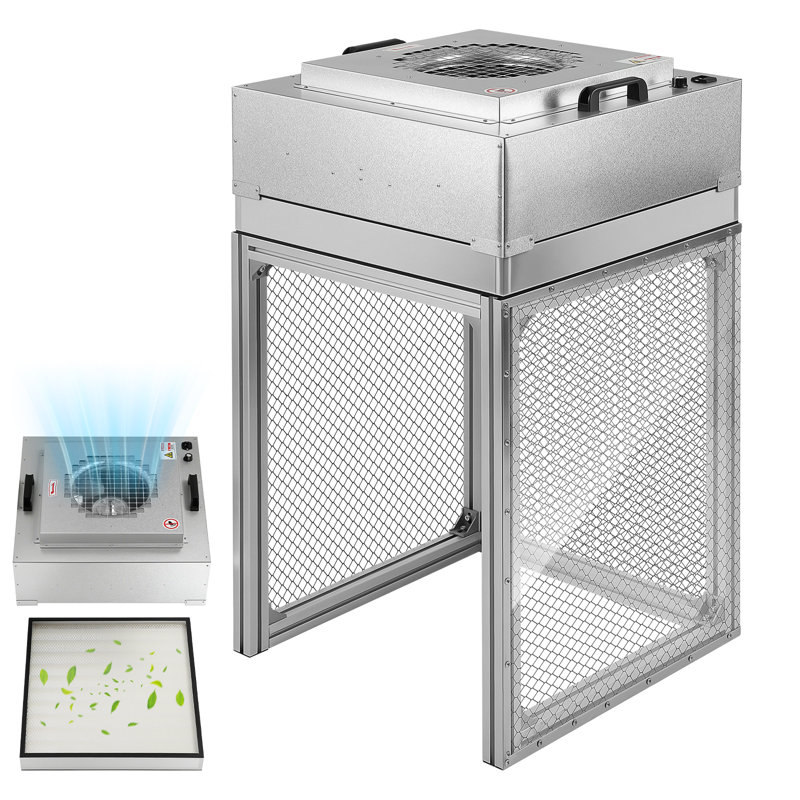 Vertical Laminar Flow-Hood Fan-Filter-Unit - FFU HEPA Filters For Class In Clean Mycology 23.6" X 23.6" X 29" 110V