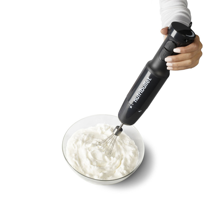 Nutribullet Black Stainless Steel Variable Speed Hand Blender
