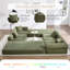 Canapé modulaire surdimensionné Boneless 8-en-1, velours côtelé, canapé modulaire en forme de L, sans assemblage.-370393165