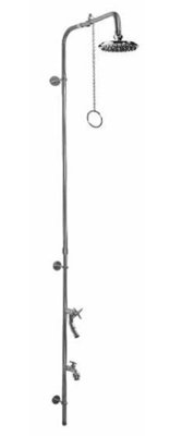 Pull Chain Wall mount Outdoor Shower