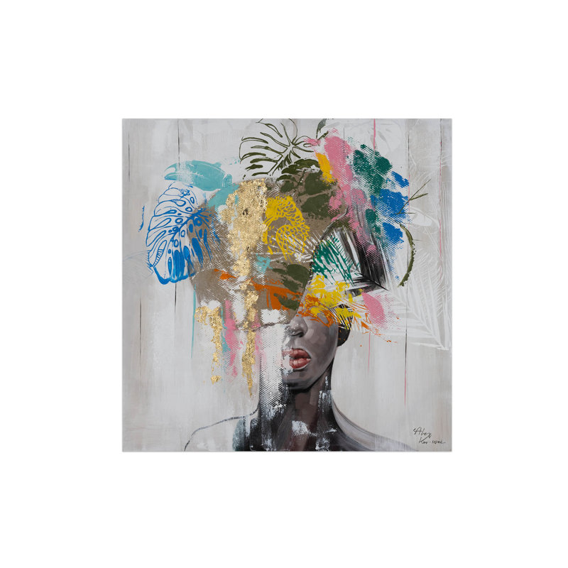 Unique Thoughts - No Frame Square Painting on Canvas