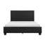 Saelah Platform Bed, Faux Leather Upholstery, Wood Frame-2081765344-2084992470